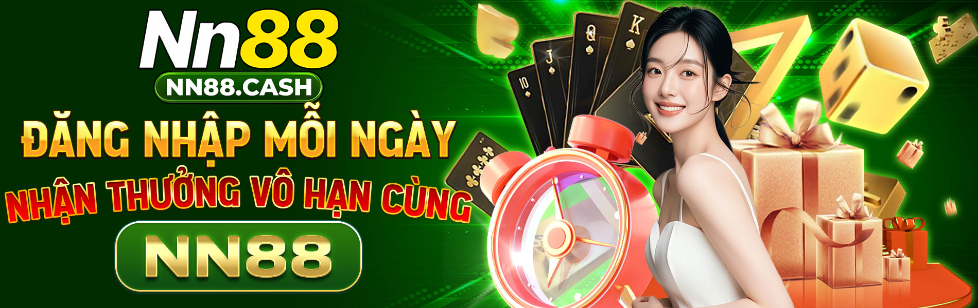 Đăng nhập mỗi ngày, nhận thưởng vô hạn cùng NN88